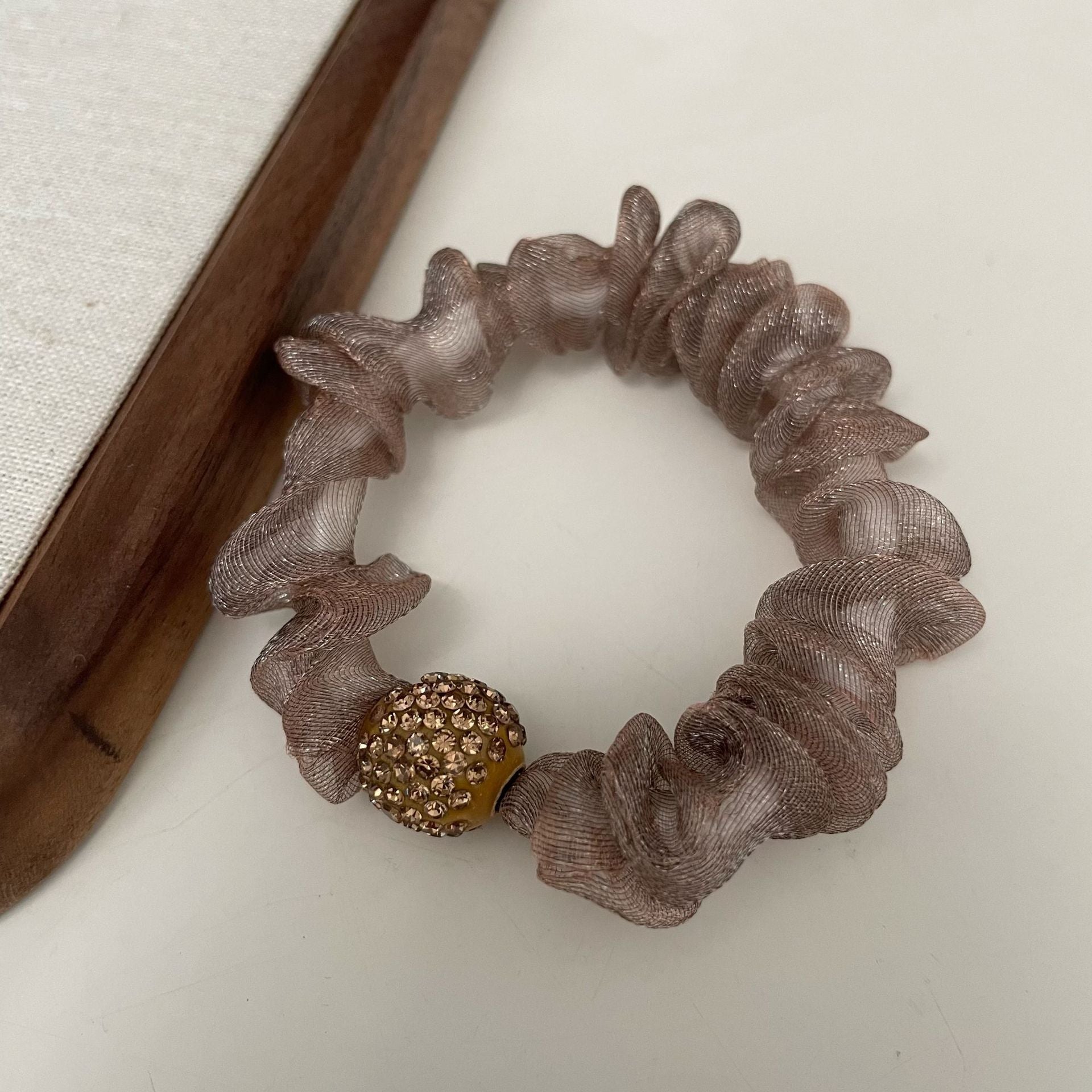 Wholesale Women's Leopard Print Advanced Ring Hair Rope Elegant Rubber Band Hair Accessories